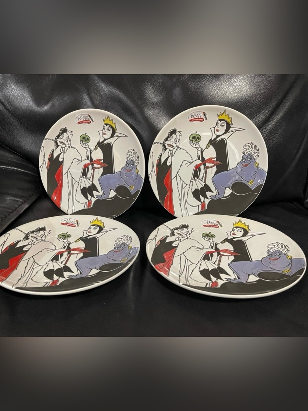 Halloween Disney Villains Side Plates, Set of 4